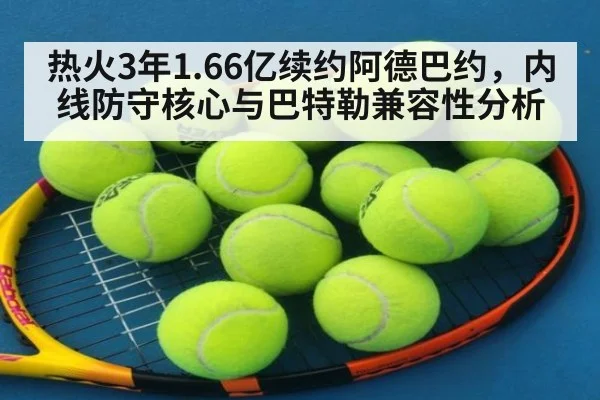 热火3年1.66亿续约阿德巴约,内线防守核心与巴特勒兼容性分析